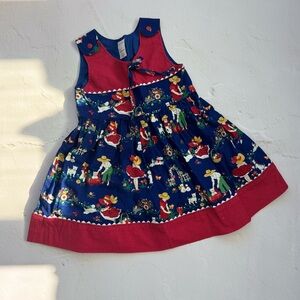 Handmade Children’s Dress made with vintage fabric